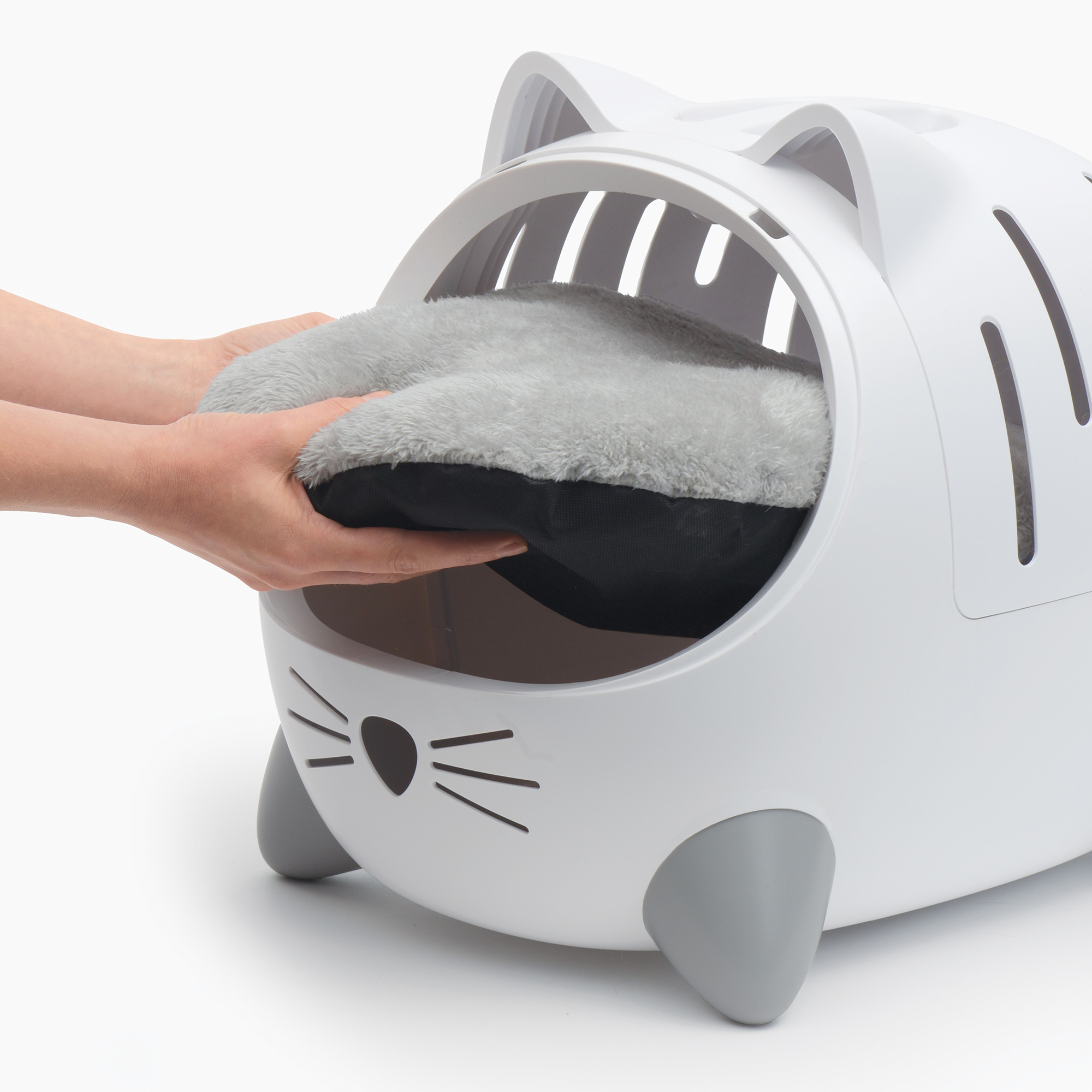 Transportadora Catit Pixi Mio + Cama - Imagen 4