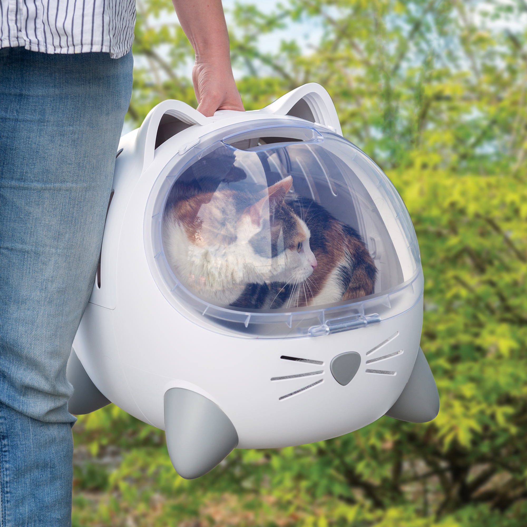Transportadora Catit Pixi Mio + Cama