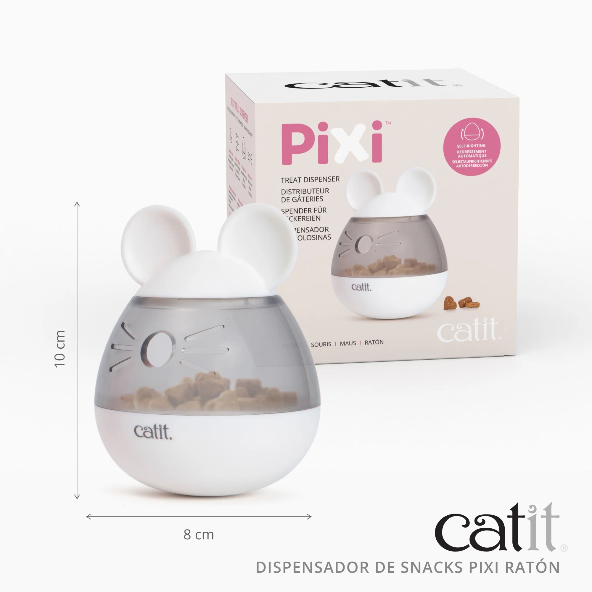 Dispensador Catit Pixi Golosinas Ratón - Imagen 2