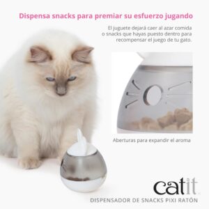 Dispensador Catit Pixi Golosinas Ratón