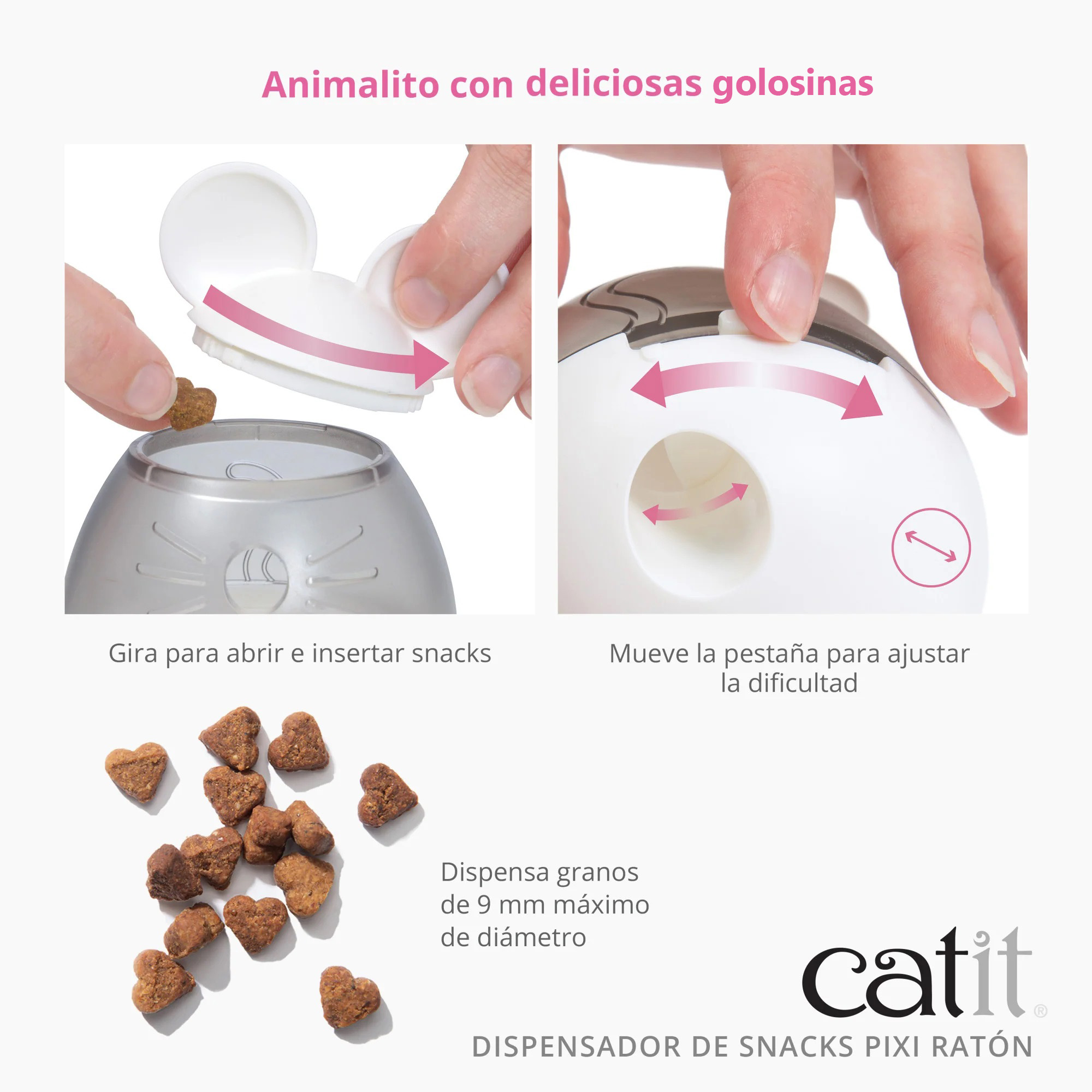 Dispensador Catit Pixi Golosinas Ratón - Imagen 4