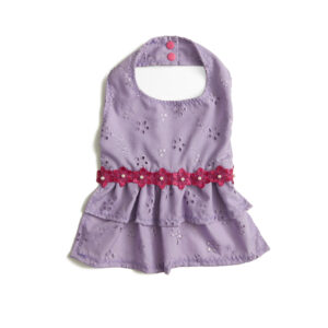 Vestido Broderie Lila con Forro M