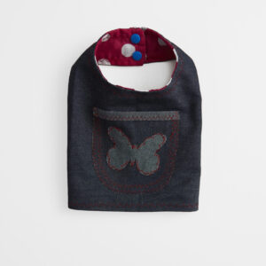 Peto Mezclilla Bolsillo Mariposa con Forro XS