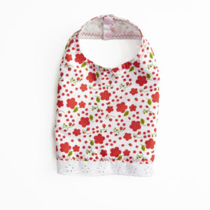 Peto Popelina Broches Rosados XS