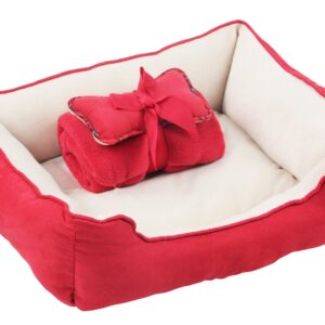 Cama Pawise 3en1 Cama+Manta+Cojín Colores