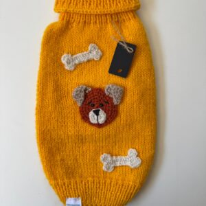 Chaleco Amarillo Hueso y Cara S-M