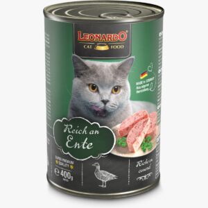 Alimento Húmedo Leonardo Lata Pato 400 gr.
