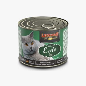 Alimento Húmedo Leonardo Lata Pato 200 gr.