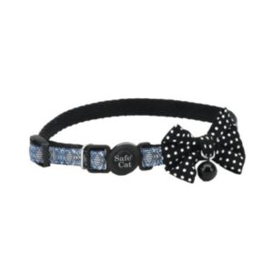 Collar Antiahorque Coastal Embellished Collar Bow-Tie Black