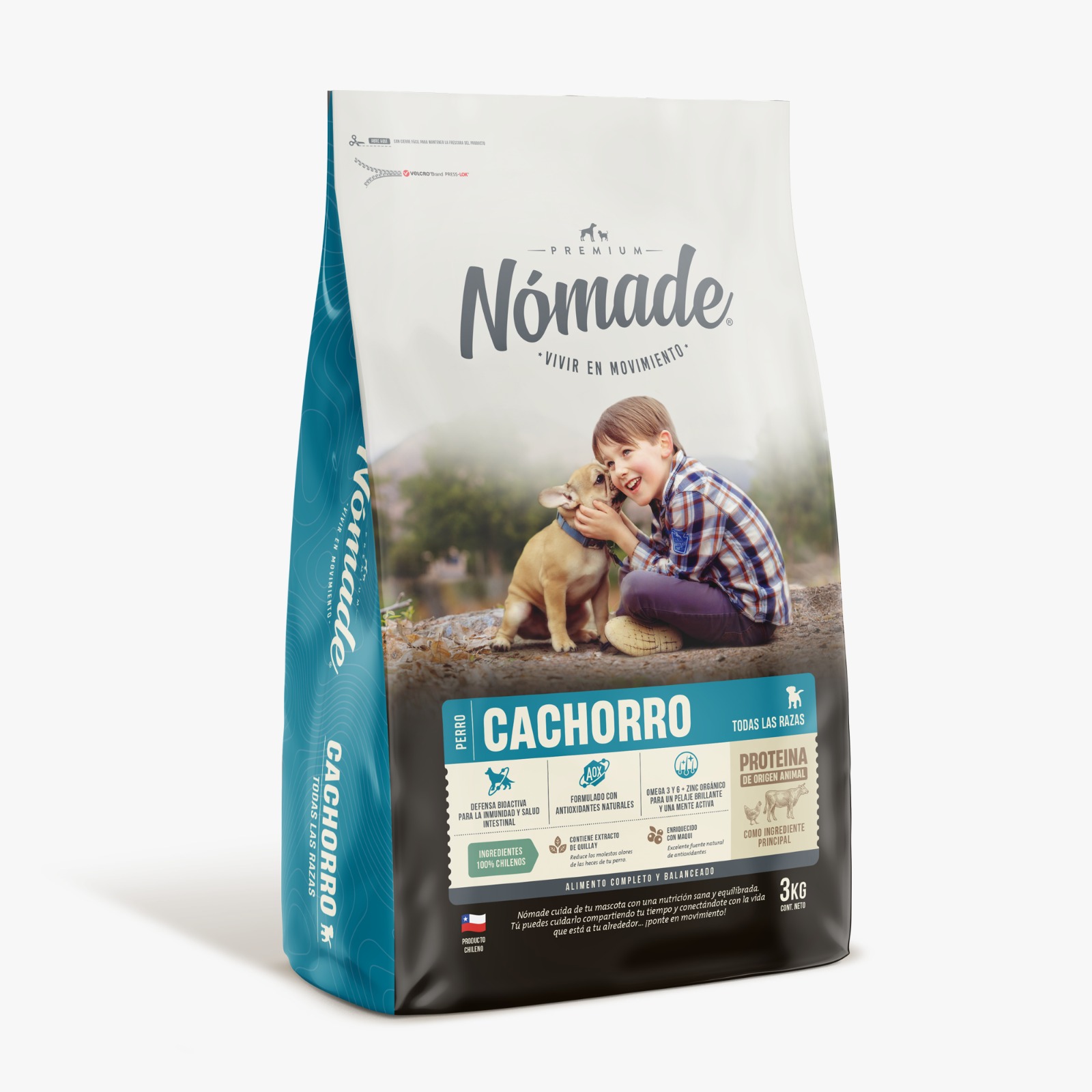 Alimento Seco Nómade Perro Cachorro 10 kg.